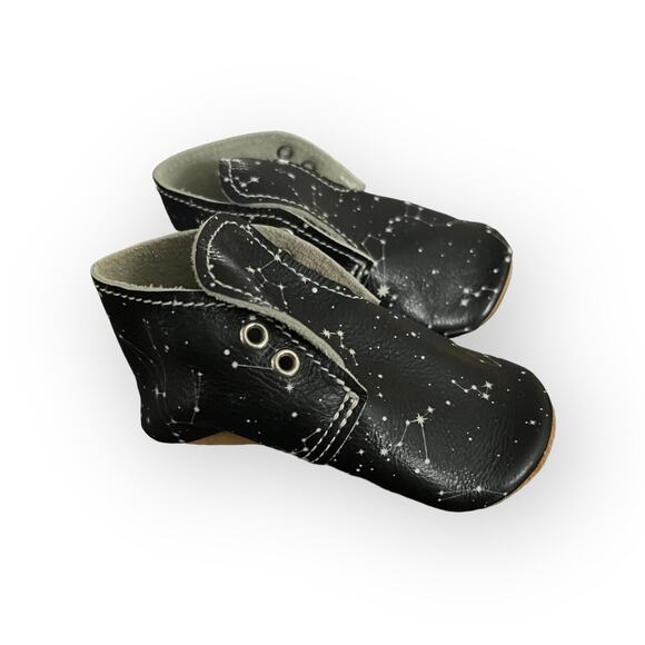 New Mon petit Leather Constellation Oxfords - Picture 2 of 7